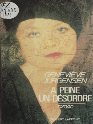cover image of À peine un désordre